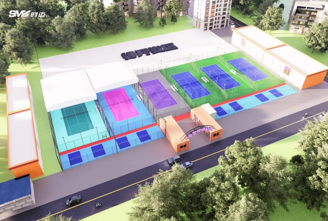 全新網(wǎng)球場地項目效果圖曝光，未來運動新地標(biāo)即將啟幕！